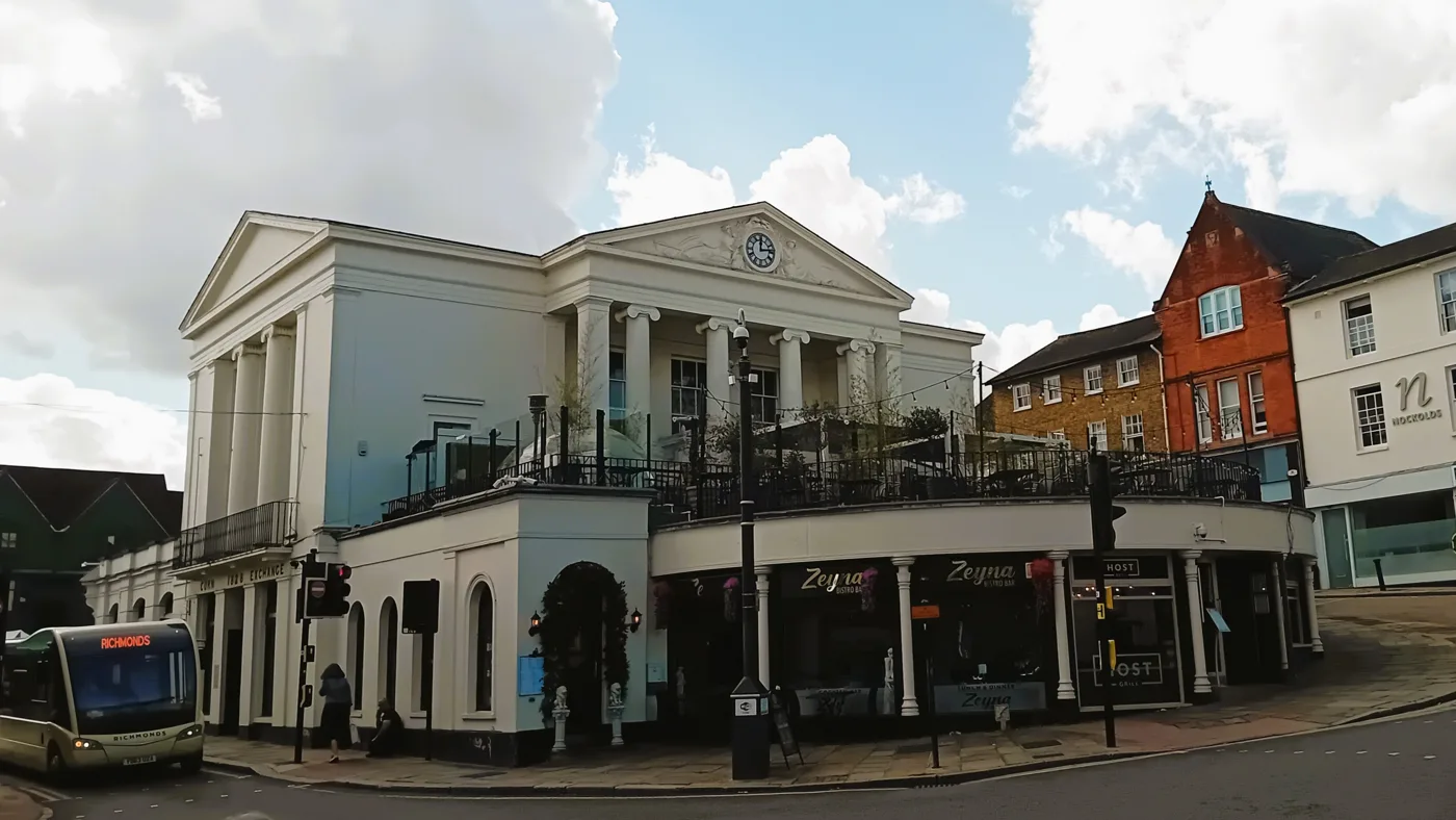 The Corn Exchange on Market Square, Bishop's Stortford
