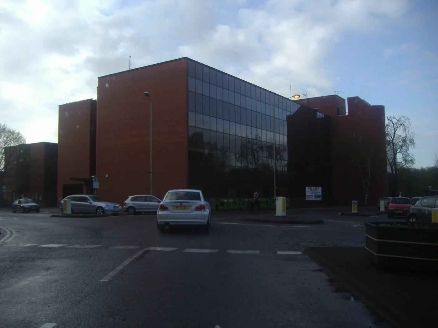 An office block on The Causeway, Bishop's Stortford. The Old River Lane site is addressed to The Causeway, but this photograph does not show the application site